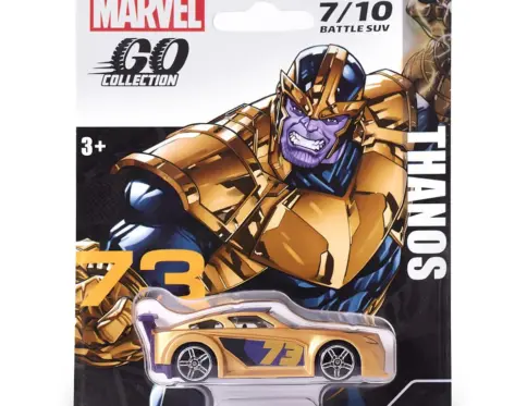 Marvel Go 1:64 Diecast Thanos Battle SUV Toy Car