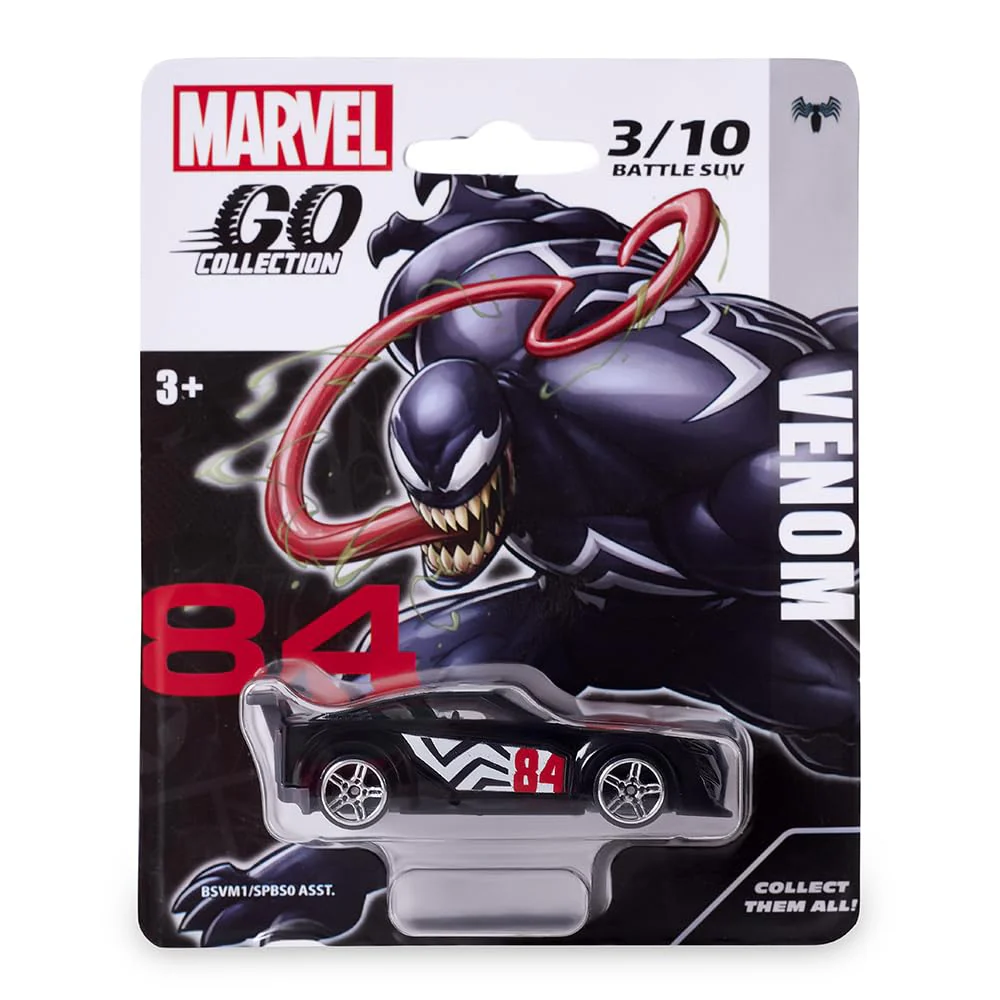 Marvel Go 1:64 Diecast Venom Battle SUV Toy Car