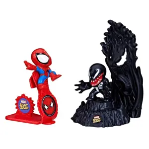 Marvel Stunt Squad 1.5-Inch Spider-Man vs. Venom Playset