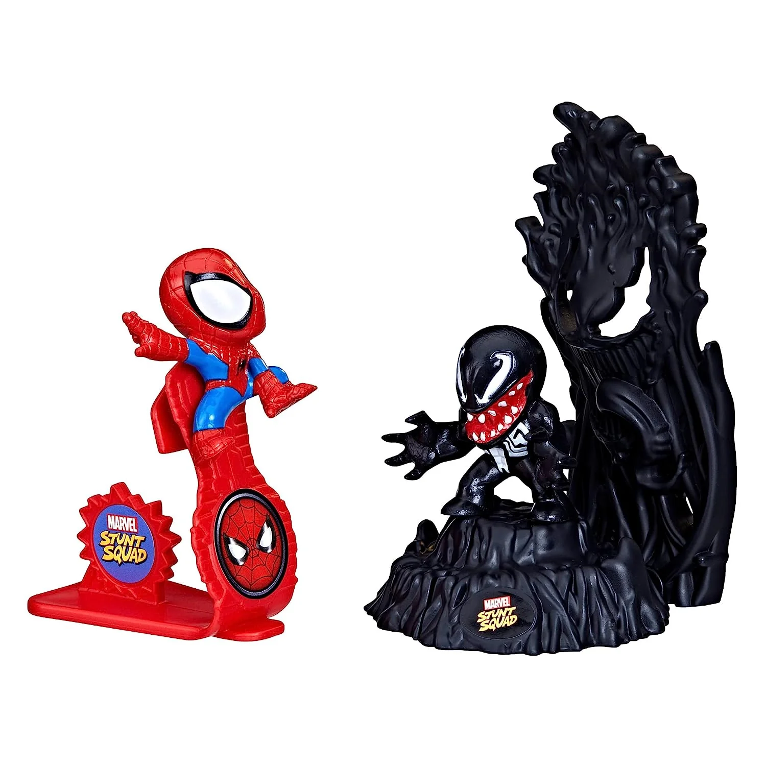 Marvel Stunt Squad 1.5-Inch Spider-Man vs. Venom Playset