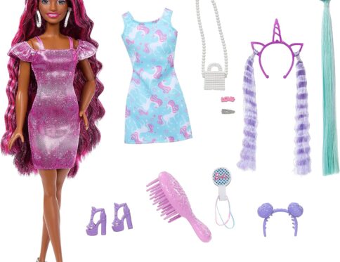 Barbie Fun & Fancy Brunette Hair Doll