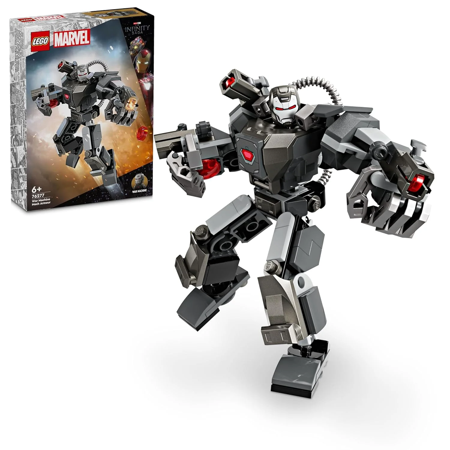 LEGO Marvel War Machine Mech Armor Building Kit