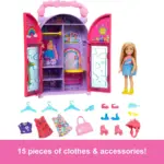 Barbie Chelsea Doll & Closet Toy Playset