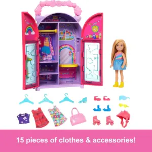 Barbie Chelsea Doll & Closet Toy Playset