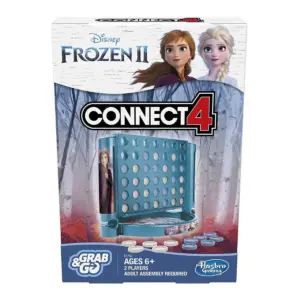 Hasbro Gaming Grab and Go Connect 4 Disney Frozen 2 Edition Game for Kids