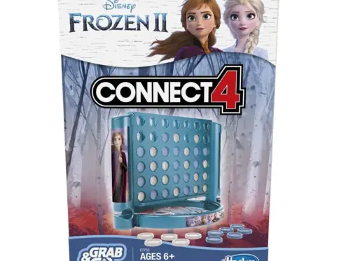 Hasbro Gaming Grab and Go Connect 4 Disney Frozen 2 Edition Game for Kids