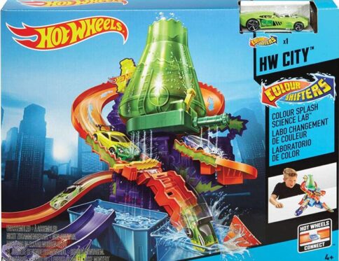 Hot Wheels Color Shifters Splash Science Lab Playset