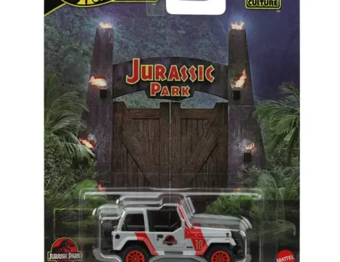 Hot Wheels 1:64 Scale Premium 92 Jeep Wrangler Sahara Toy Car