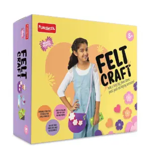 Funskool Handycrafts Felt Craft - DIY Art & Craft Kits for Ages 5+