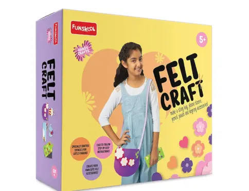 Funskool Handycrafts Felt Craft – DIY Art & Craft Kits for Ages 5+