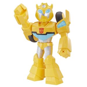 Playskool Heroes Transformers Rescue Bots Academy Mega Mighties Bumblebee Collectible 10-Inch Robot Action Figure