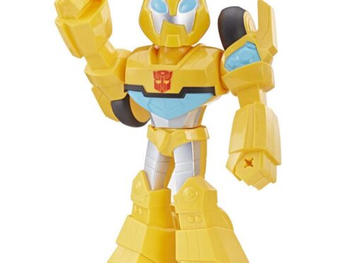 Playskool Heroes Transformers Rescue Bots Academy Mega Mighties Bumblebee Collectible 10-Inch Robot Action Figure