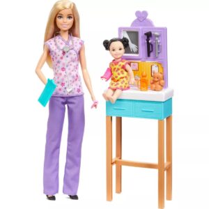 Barbie Pediatrician Doll & Doctor Playset
