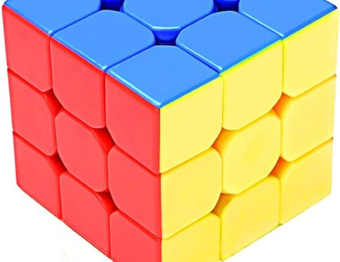 Storio Cubes 3×3 High-Speed Stickerless Magic Puzzle Cube, Multicolor