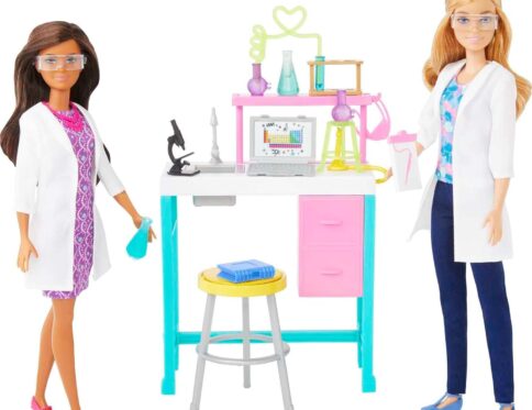 Barbie Science Lab Playset with 2 Dolls