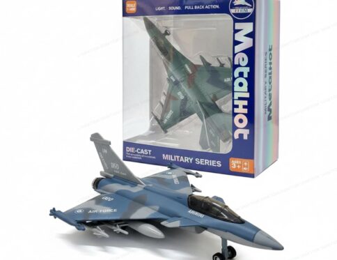 SHAKTISM Die-Cast F-16 Military Fighter Jet Model, 1:400 Scale