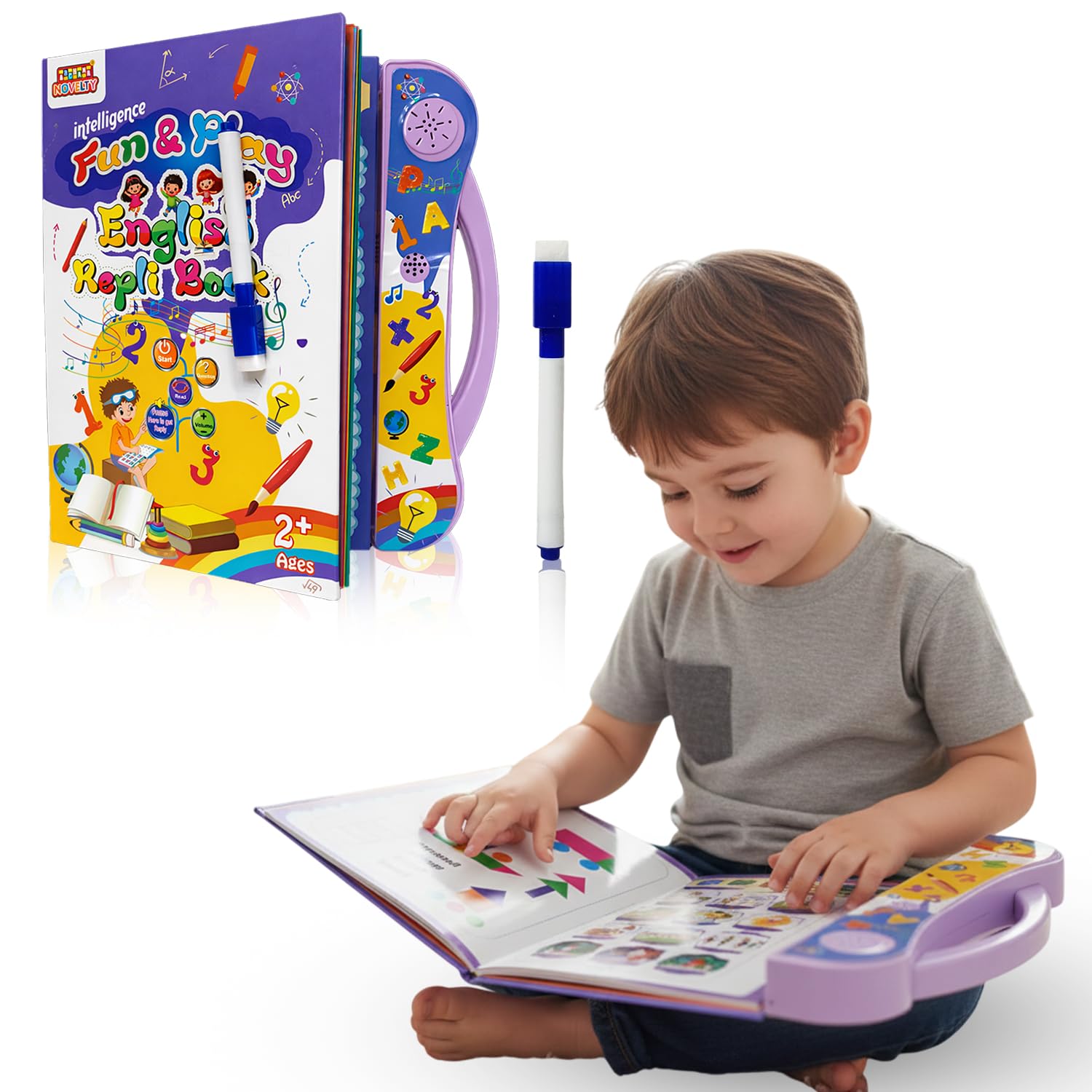 NHR Fun and Play English Rapid Book for Toddlers 2+ Years
