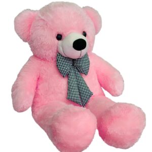 Niku Skin-Friendly Ultra Soft 3 Feet Teddy Bear, Pink (85 cm)