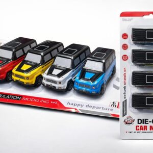 Thar Die-Cast Toy Cars Set of 4, Multicolor