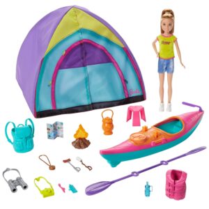 Barbie Team Stacie Camping Doll & Accessories Playset