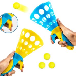 Storio Click and Catch Twin Ball Launcher Game