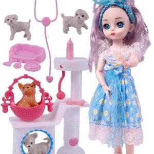 Toyshine Cute Doll Pet Clinic Play Set