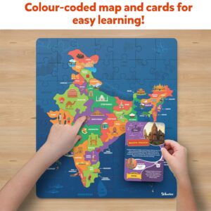 Skillmatics India Map Puzzle - 70 Pieces