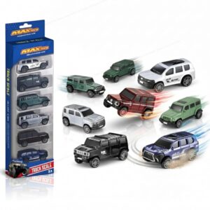 SHAKTISM Die-Cast Construction Vehicles Set, 1:64 Scale (5 Pieces)