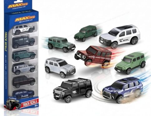 SHAKTISM Die-Cast Construction Vehicles Set, 1:64 Scale (5 Pieces)