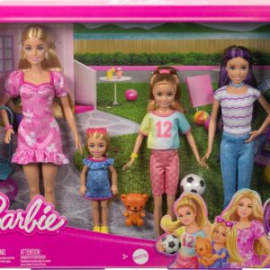 Barbie Mattel Family Doll Set with Sisters