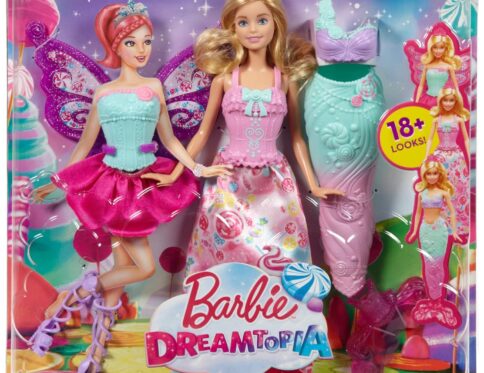 Barbie Mattel Doll and Fairytale Dress-Up Character Playset
